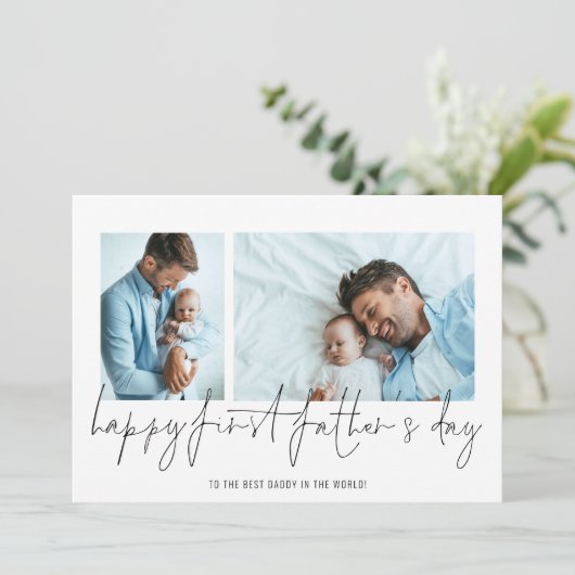 Happy First Fathers Day 2 Fotoscript (Staand voorkant)