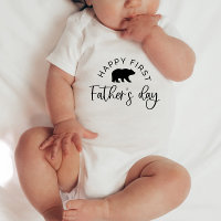 Happy First Fathers Day Beer - Baby