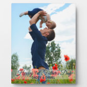 Happy First Father's Day Custom Photo Fotoplaat (Voorkant)