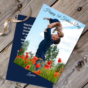 Happy First Father's Day Custom Photo from Wife