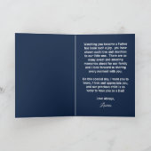 Happy First Father's Day Custom Photo from Wife Feestdagen Kaart (Binnen)