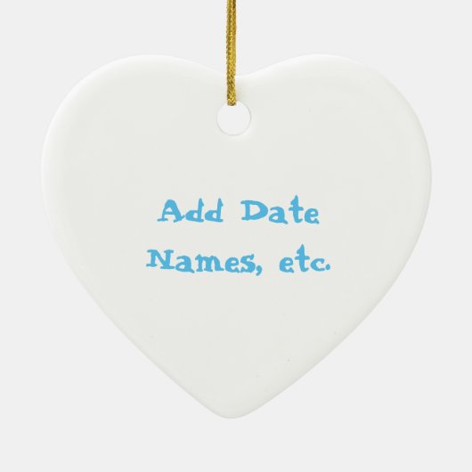 Happy First Hanukkah Together Ornament Gift Custom (Achterkant)