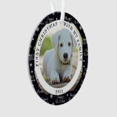 Happy First Kerstmis Je foto Ornament (voorkant)