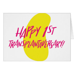 Happy First Kidney Transpltaever Kaart