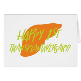 Happy First Liver Transplantate Card