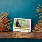 Happy First Moederdag 3 Photo Collage Fotoplaat (Zijkant)