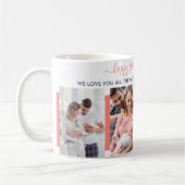 Happy First Moederdag 4 Foto gepersonaliseerd Koffiemok (Links)