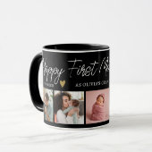 Happy First Moederdag As Grandma 5 Photo Collage Mok (Voorkant links)