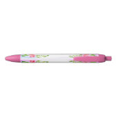 Happy First Moederdag Baby Pink Zwarte Inkt Pen (Achterkant)