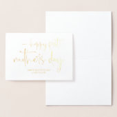 Happy First Moederdag Beste mama ooit nieuw mama Folie Kaarten (Display)