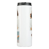 Happy First Moederdag' Fotocollage Keepsake Thermosbeker (Achterkant)