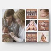 Happy First Moederdag Grandma 4 Photo Wood Fotoplaat (voorkant)