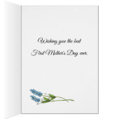 Happy First Moederdag Kaart (Binnen (Rechts))