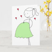 Happy First Moederdag Kaart (Gele Bloem)