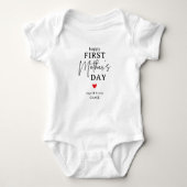 Happy First Moederdag' Keepsake Romper (Voorkant)