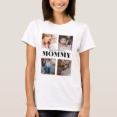 happy first moederdag leuke fotocollage T-Shirt (Voorkant)