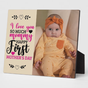 Happy First Moederdag mama Fotoplaat