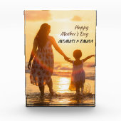 Happy First Moederdag mama, mama en Emma Fotoblokken (Voorkant)