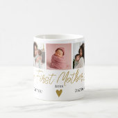 Happy First Moederdag New Mam Gold 5 Foto Koffiemok (Center)