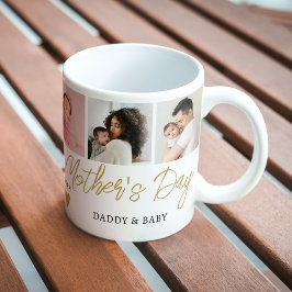 Happy First Moederdag New Mam Gold 5 Foto Koffiemok