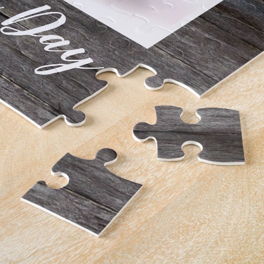 Happy First Moederdag Photo Wood Keepomwille Heart Legpuzzel (Zijkant)