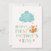 Happy First Moederdag voor schoondochter Boho Kaart (Voorkant)