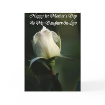 Happy First Moederdag wenskaart