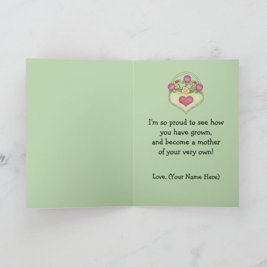 Happy First Moederdag Wenskaarten Kaart (Binnen)