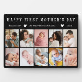 Happy First Mother’s Day Grandma 10 Photo Collage Fotoplaat (voorkant)