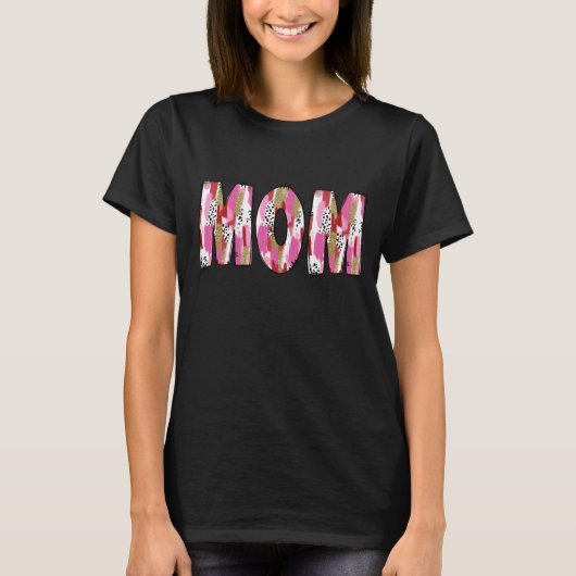 happy first mothers day '' mom'' t-shirt (Voorkant)