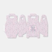 Happy First Period Party Cute Pink Tampon Pad Bedankdoosjes (Uitgevouwen)