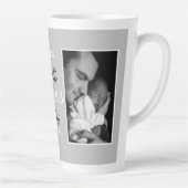 Happy First Vaderdag 2 Foto Latte Mok (Rechts)