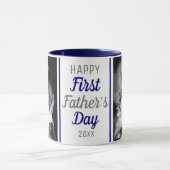 Happy First Vaderdag 2 Photo Blue and White Mok (Midden)