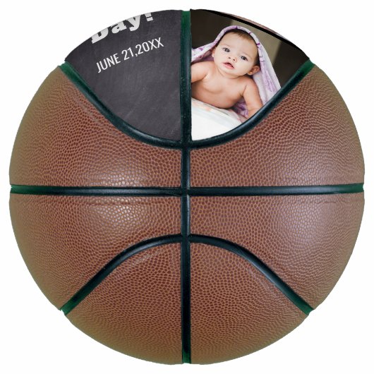 Happy First Vaderdag 3 Photo Collage Basketbal (Rechts)