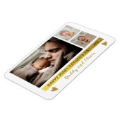 Happy First Vaderdag 3 Photo Collage Magneet (Linkerzijde)