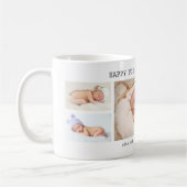 Happy First Vaderdag 5 gepersonaliseerde foto Koffiemok (Links)