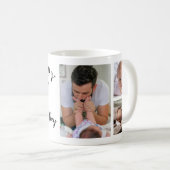 Happy First Vaderdag 5 Photo Collage  Koffiemok (Voorkant rechts)