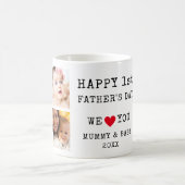 Happy First Vaderdag 6 Photo Collage  Koffiemok (Center)