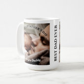 Happy First Vaderdag Beste pap ooit 2 Foto  Koffiemok (Voorkant links)
