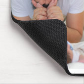 Happy First Vaderdag Black 4 Photo Collage Muismat (Hoek)