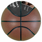 Happy First Vaderdag Chalkboard aangepaste foto Basketbal (Rechts)