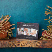 Happy First Vaderdag Custom 3 Foto Nieuw Pap Fotoplaat (Zijkant)