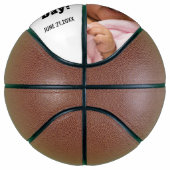 Happy First Vaderdag Custom Photo Basketbal (Rechts)