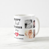 Happy First Vaderdag | Fotocollage Koffiemok (Voorkant rechts)
