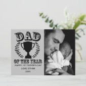 Happy First Vaderdag-fotokaart Kaart (Staand voorkant)