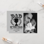 Happy First Vaderdag-fotokaart Kaart (Voorkant / Achterkant in situ)
