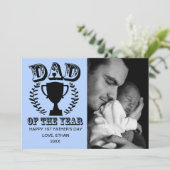 Happy First Vaderdag-fotokaart Kaart (Staand voorkant)