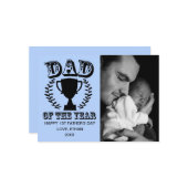 Happy First Vaderdag-fotokaart Kaart (Voorkant / Achterkant in situ)