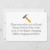 Happy First Vaderdag Kaart (Achterkant)