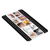 Happy First Vaderdag New Dad 8 Photo Collage Magneet (Rechterzijde)